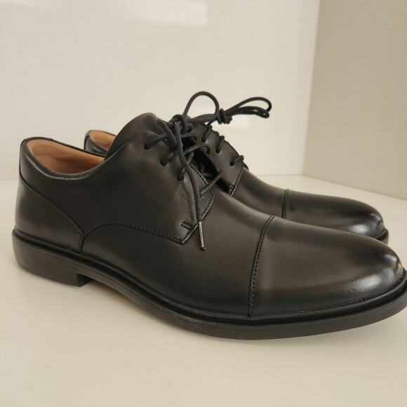 Clarks Un Tailor Cap Black Leather 8.5 D (M) main image 7